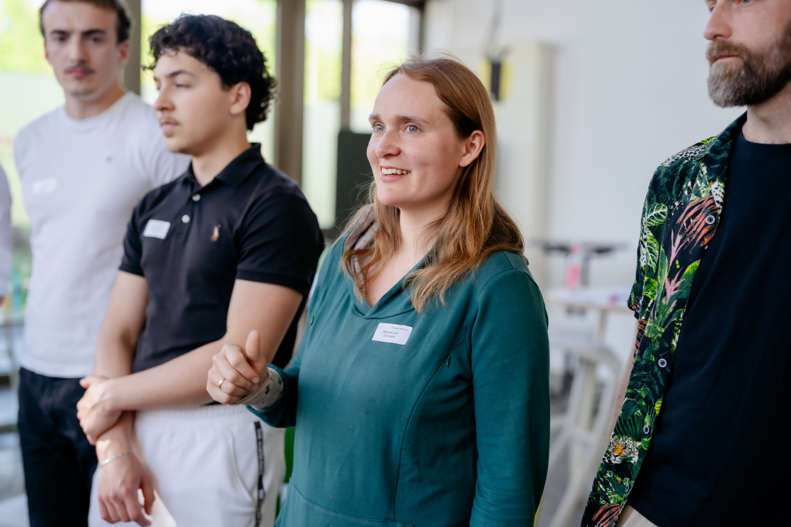 Deborah Kraft beim GROW!KickOff im Science Park Kassel